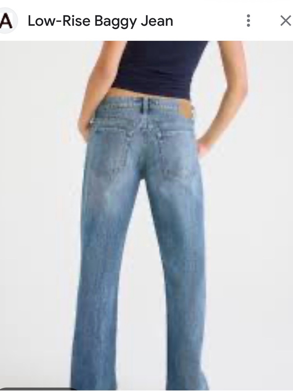 Aeropostale Light Blue Wide-Leg Denim Jeans